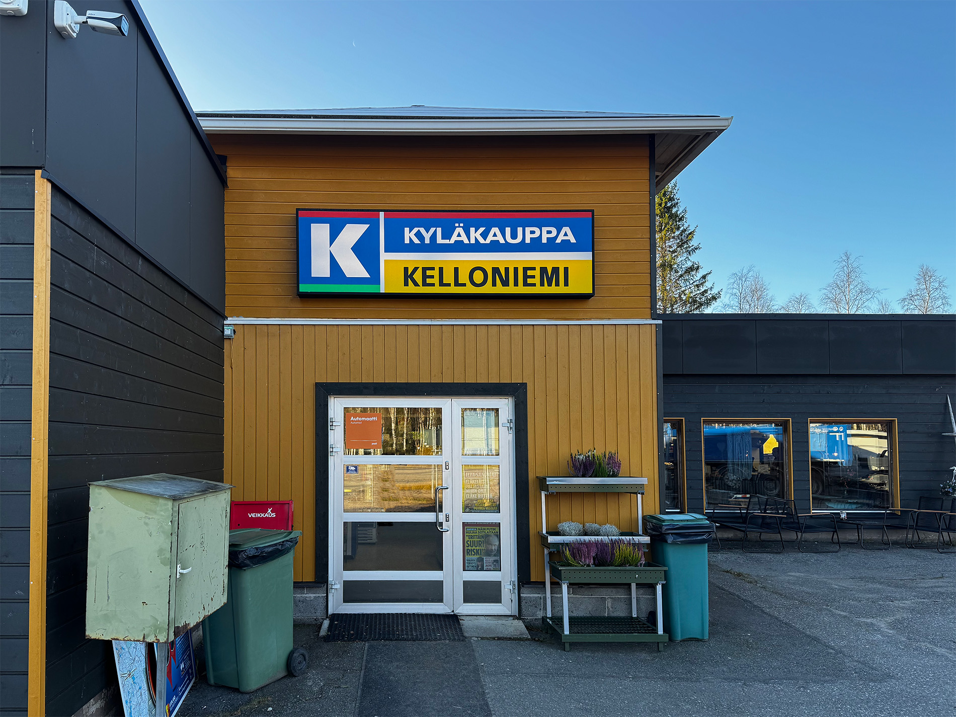 Kyläkauppa Kelloniemi village shop in the Suomu area
